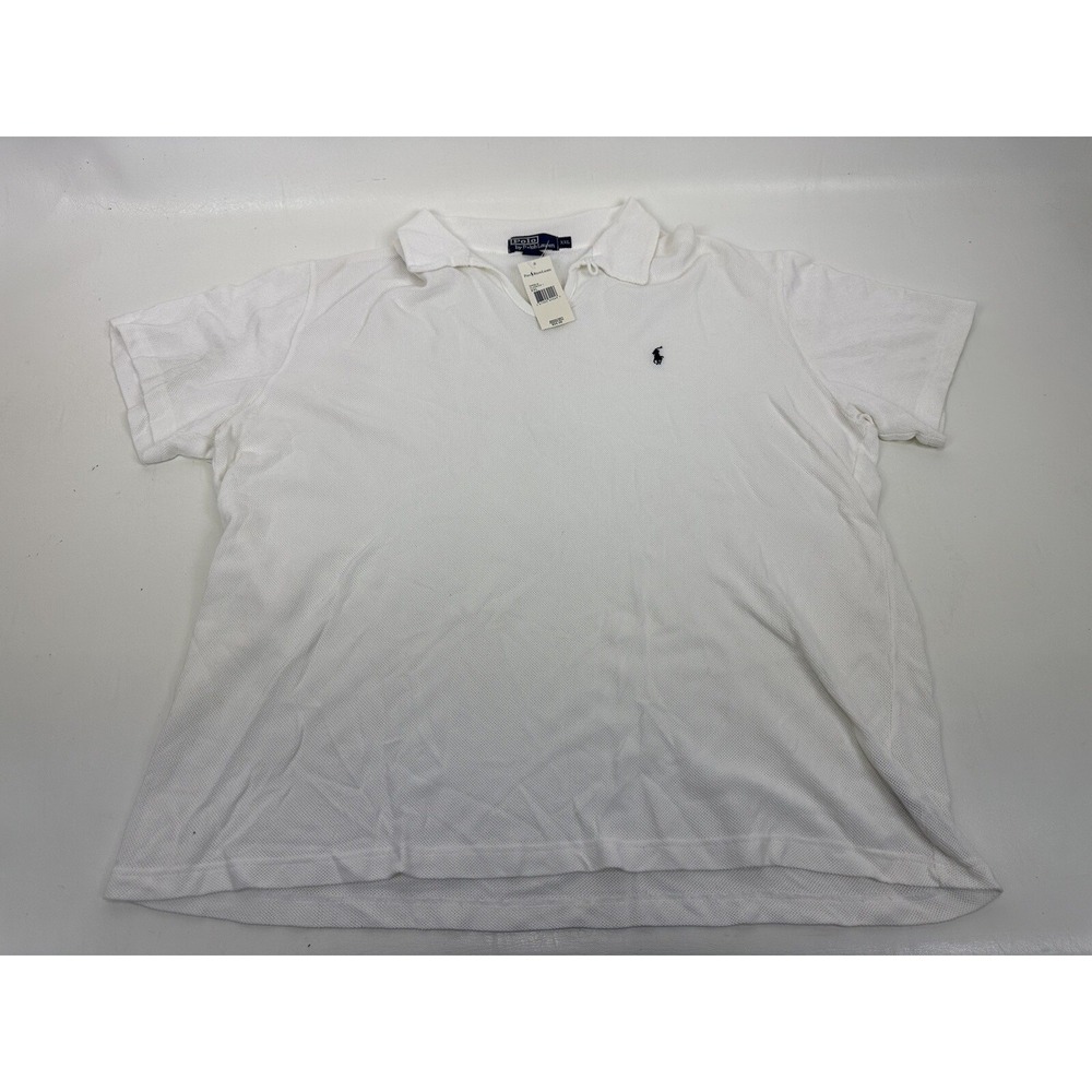 Polo Ralph Lauren Men's Polo Shirt Size XXL Classic Fit Short Sleeve white NWT